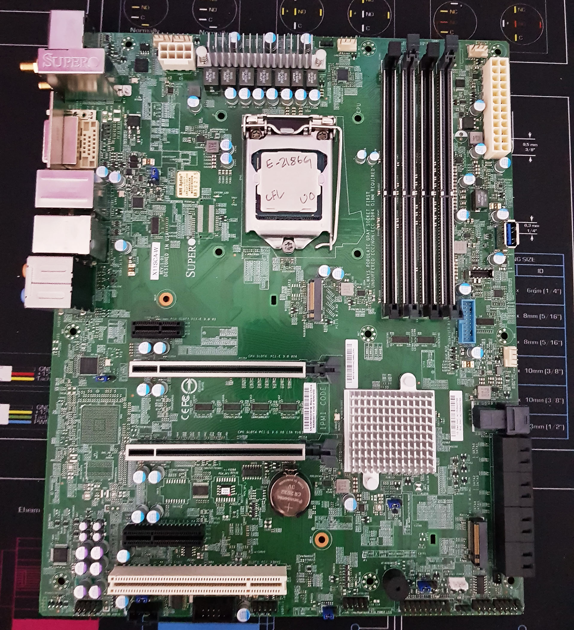 Visual Inspection The Supermicro X11SCA W Motherboard Review For